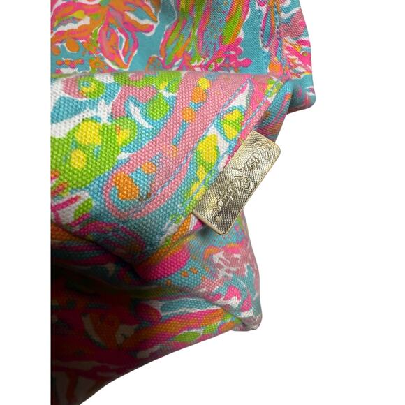 Lilly Pulitzer Scuba to Cuba Palm Beach Tote - Picture 2 of 7
